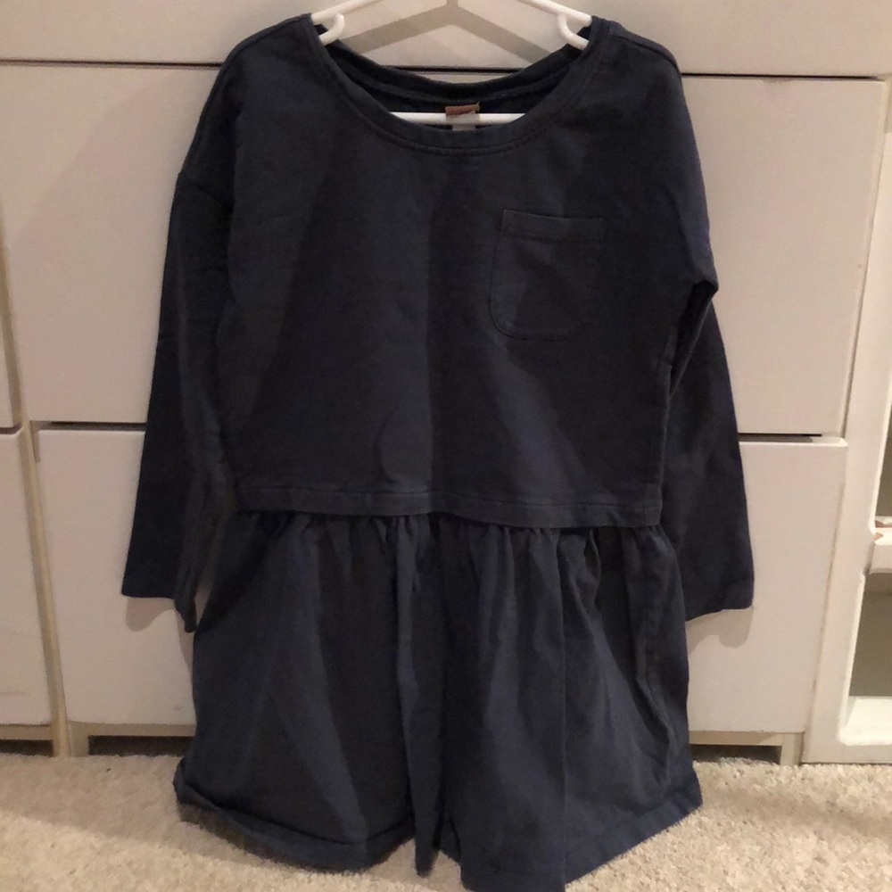 Navy tea collection sweatshirt play dress